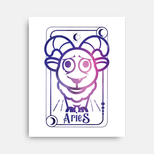 Aries Galaxy Sign-None-Stretched-Canvas-jrberger