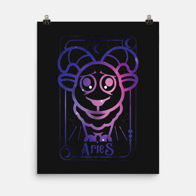 Aries Galaxy Sign-None-Matte-Poster-jrberger
