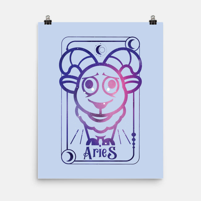 Aries Galaxy Sign-None-Matte-Poster-jrberger
