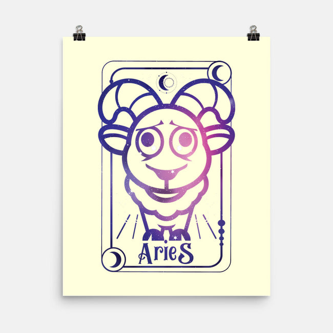 Aries Galaxy Sign-None-Matte-Poster-jrberger