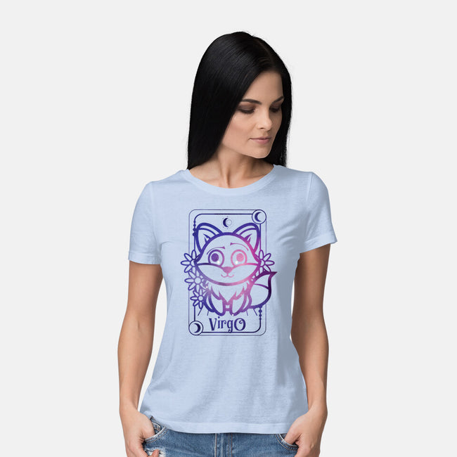 Virgo Galaxy Sign-Womens-Basic-Tee-jrberger