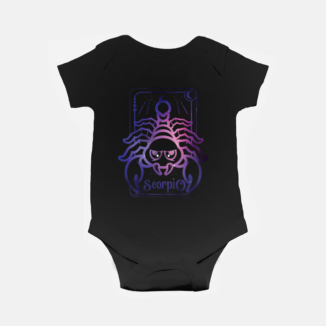 Scorpio Galaxy Sign-Baby-Basic-Onesie-jrberger