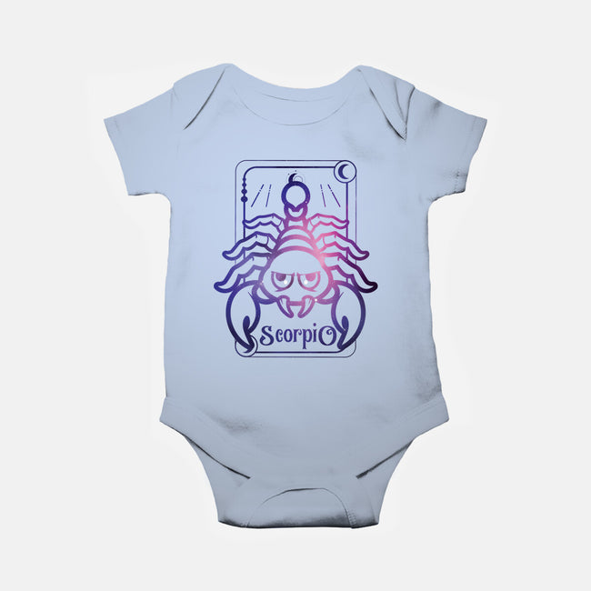 Scorpio Galaxy Sign-Baby-Basic-Onesie-jrberger