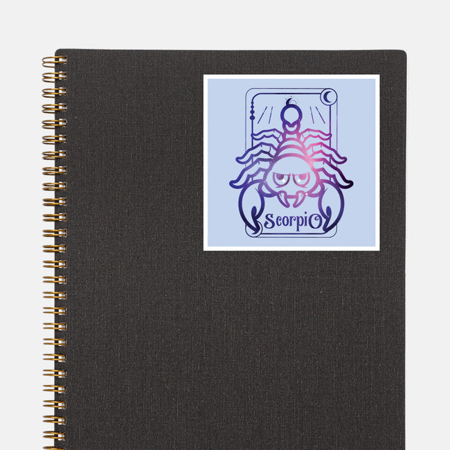 Scorpio Galaxy Sign-None-Glossy-Sticker-jrberger