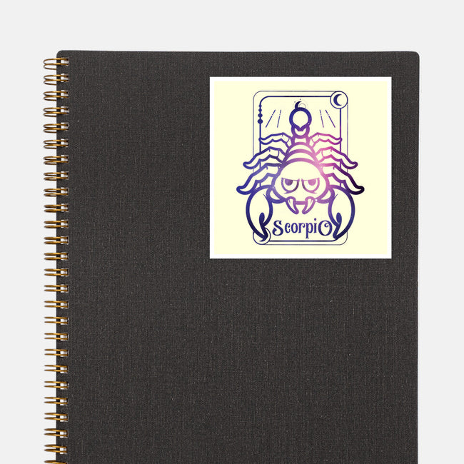 Scorpio Galaxy Sign-None-Glossy-Sticker-jrberger