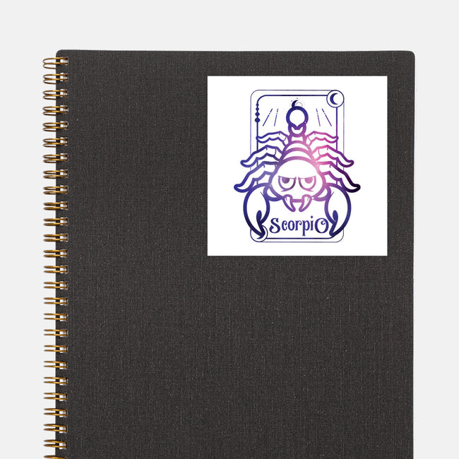 Scorpio Galaxy Sign-None-Glossy-Sticker-jrberger