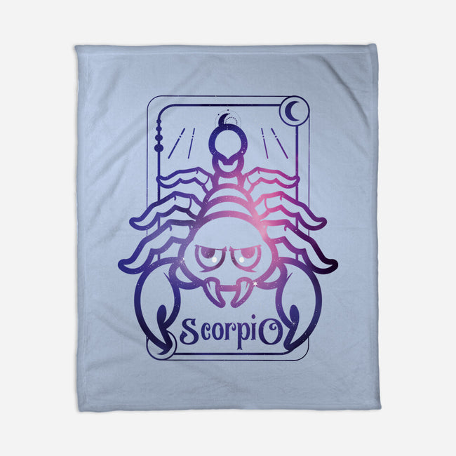 Scorpio Galaxy Sign-None-Fleece-Blanket-jrberger
