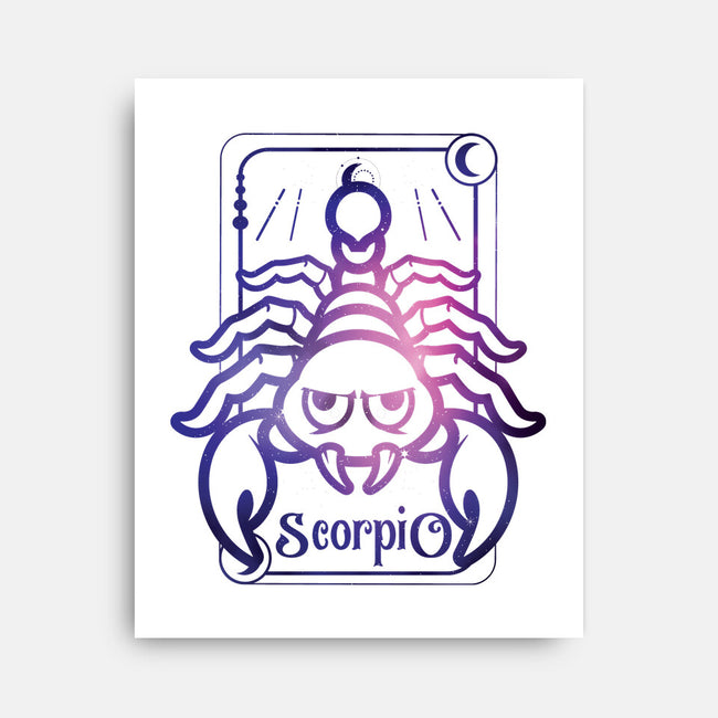 Scorpio Galaxy Sign-None-Stretched-Canvas-jrberger