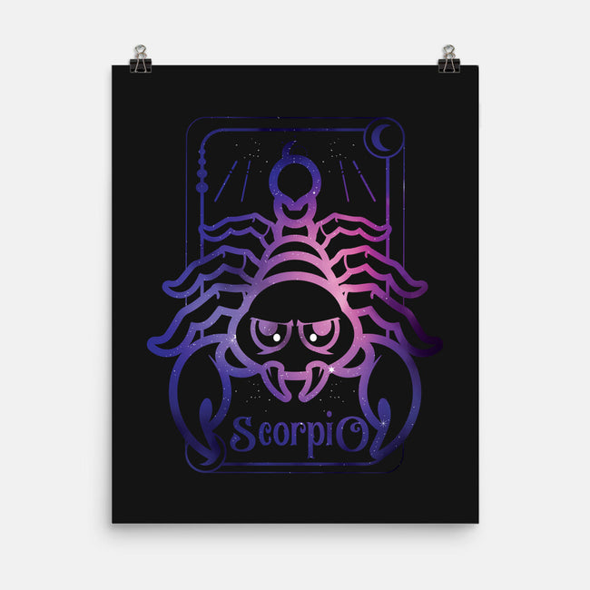 Scorpio Galaxy Sign-None-Matte-Poster-jrberger