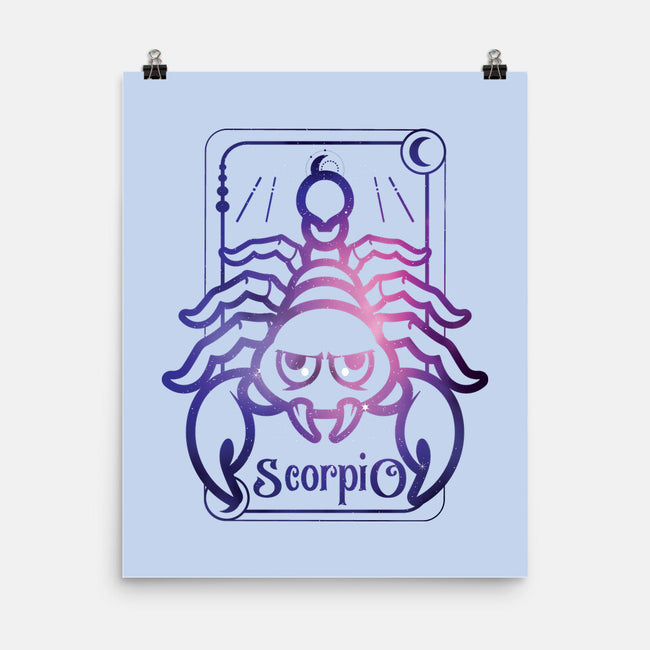 Scorpio Galaxy Sign-None-Matte-Poster-jrberger