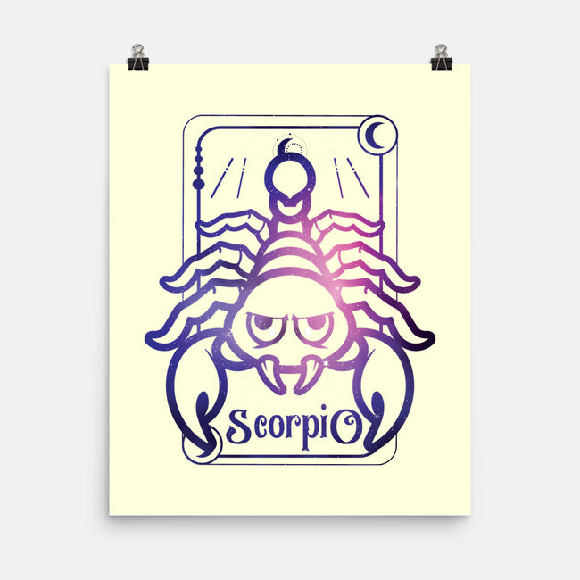 Scorpio Galaxy Sign-None-Matte-Poster-jrberger