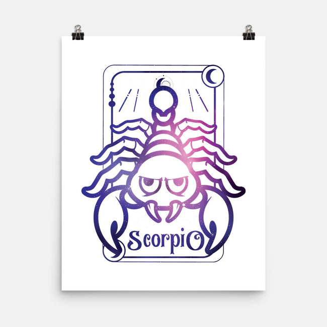 Scorpio Galaxy Sign-None-Matte-Poster-jrberger