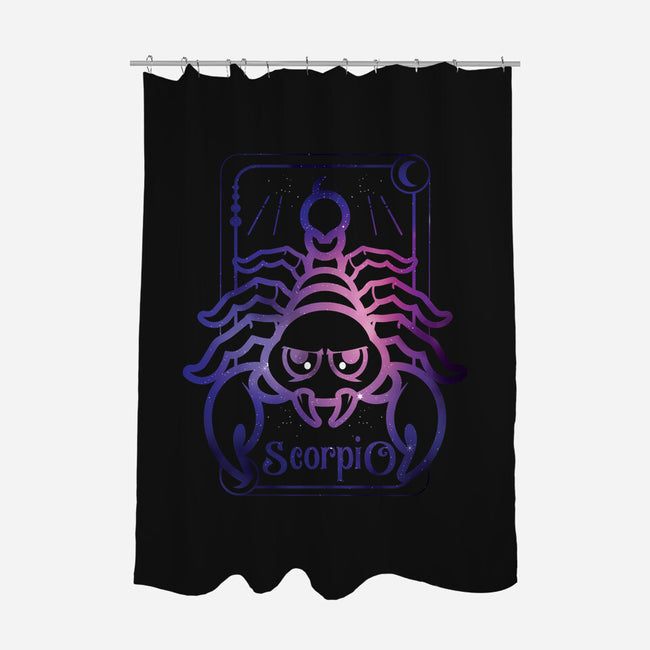 Scorpio Galaxy Sign-None-Polyester-Shower Curtain-jrberger