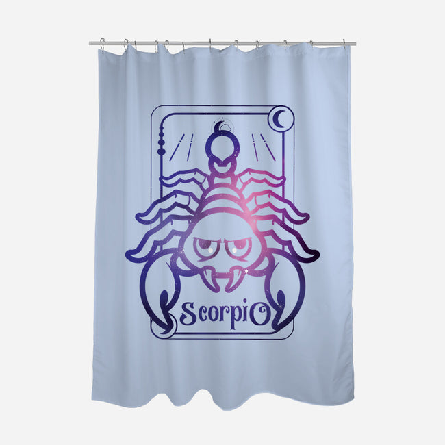 Scorpio Galaxy Sign-None-Polyester-Shower Curtain-jrberger
