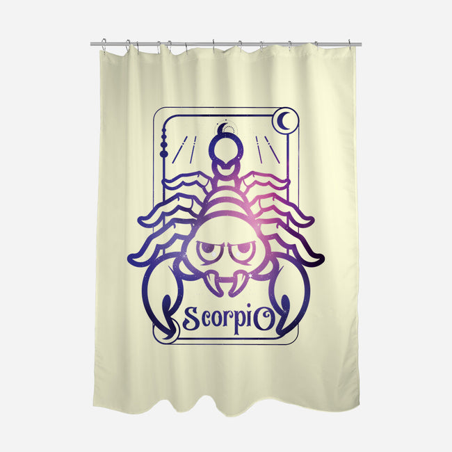 Scorpio Galaxy Sign-None-Polyester-Shower Curtain-jrberger