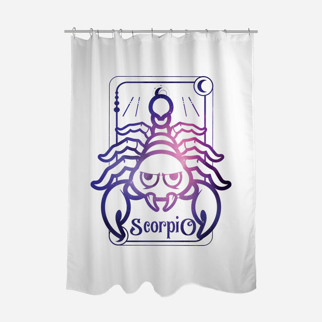 Scorpio Galaxy Sign-None-Polyester-Shower Curtain-jrberger