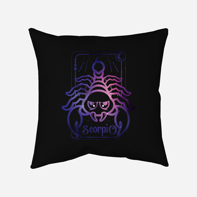 Scorpio Galaxy Sign-None-Removable Cover w Insert-Throw Pillow-jrberger