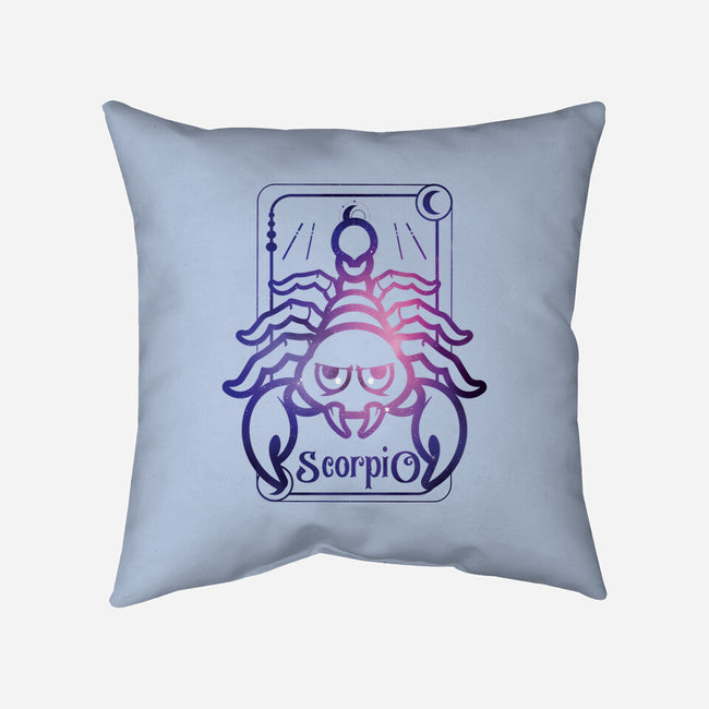 Scorpio Galaxy Sign-None-Removable Cover w Insert-Throw Pillow-jrberger