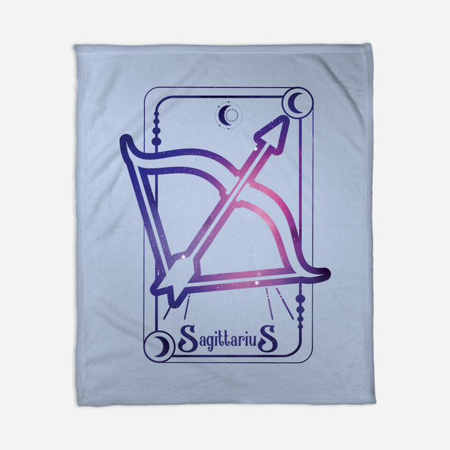 Sagittarius Galaxy Sign-None-Fleece-Blanket-jrberger