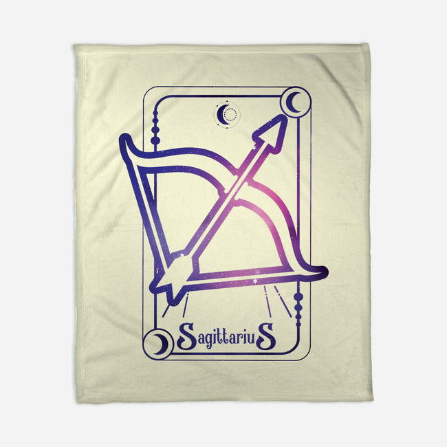 Sagittarius Galaxy Sign-None-Fleece-Blanket-jrberger