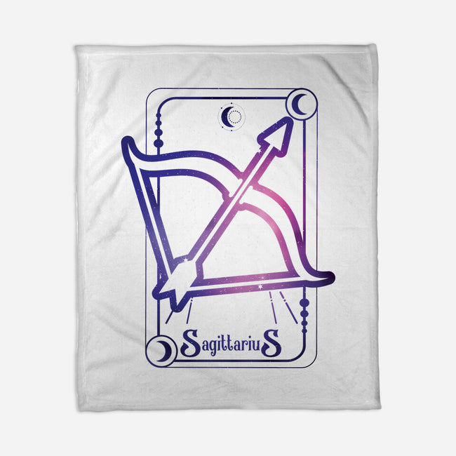 Sagittarius Galaxy Sign-None-Fleece-Blanket-jrberger
