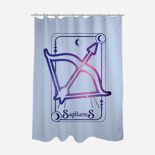 Sagittarius Galaxy Sign-None-Polyester-Shower Curtain-jrberger