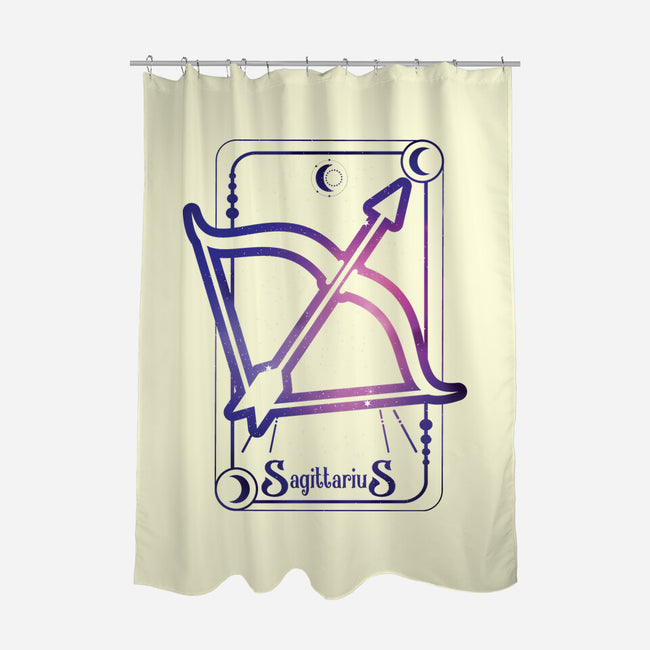 Sagittarius Galaxy Sign-None-Polyester-Shower Curtain-jrberger