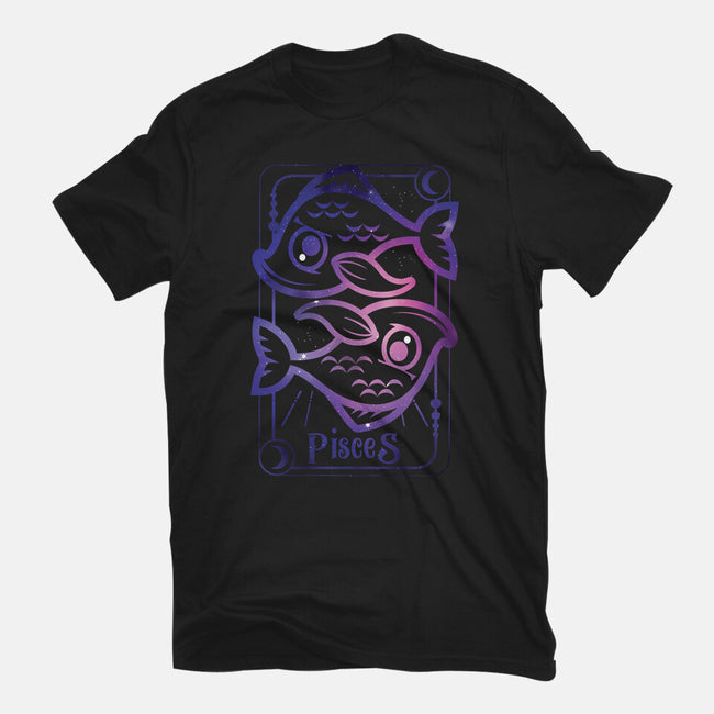 Pisces Galaxy Sign-Womens-Basic-Tee-jrberger
