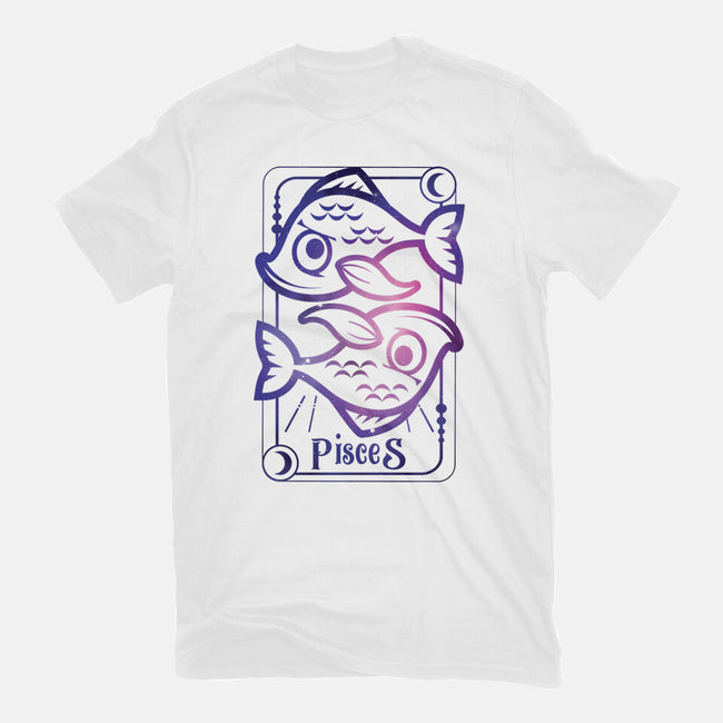 Pisces Galaxy Sign-Womens-Basic-Tee-jrberger