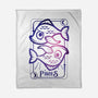 Pisces Galaxy Sign-None-Fleece-Blanket-jrberger