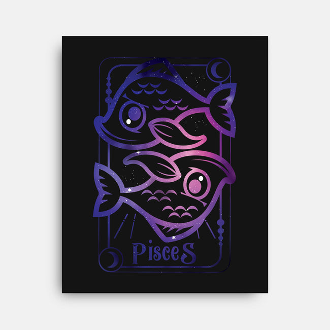 Pisces Galaxy Sign-None-Stretched-Canvas-jrberger