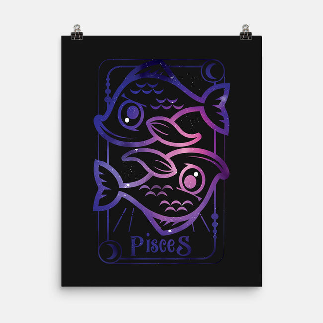 Pisces Galaxy Sign-None-Matte-Poster-jrberger