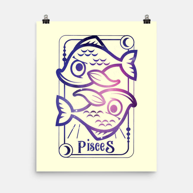Pisces Galaxy Sign-None-Matte-Poster-jrberger