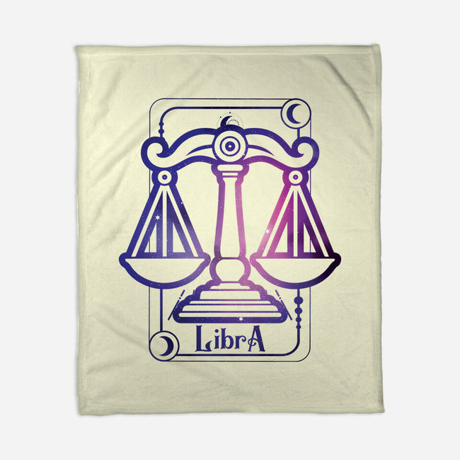 Libra Galaxy Sign-None-Fleece-Blanket-jrberger