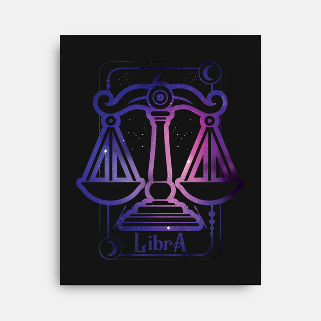 Libra Galaxy Sign-None-Stretched-Canvas-jrberger