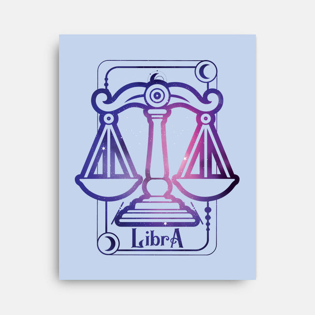 Libra Galaxy Sign-None-Stretched-Canvas-jrberger