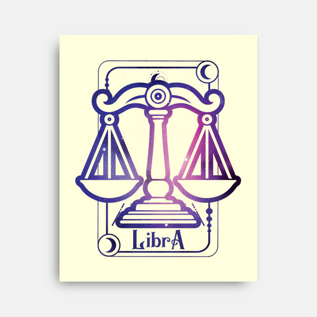 Libra Galaxy Sign-None-Stretched-Canvas-jrberger
