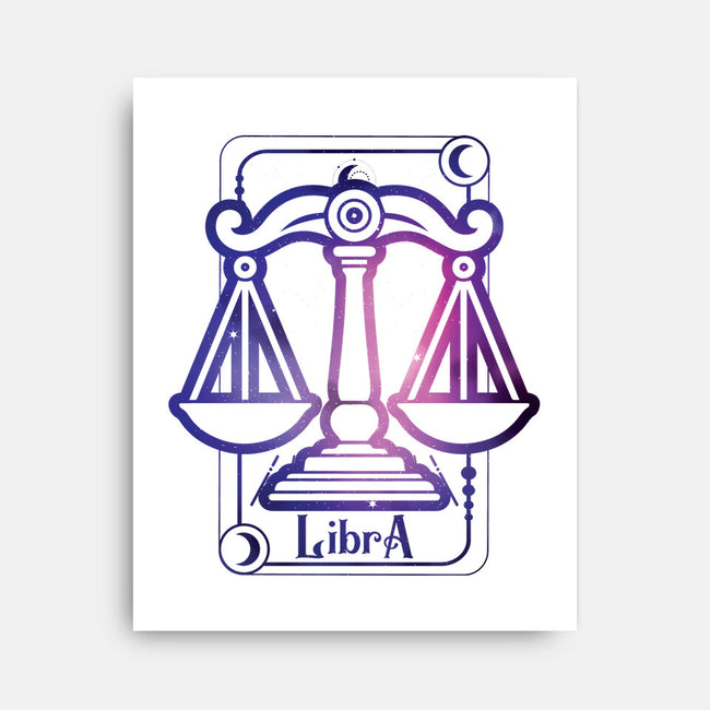 Libra Galaxy Sign-None-Stretched-Canvas-jrberger
