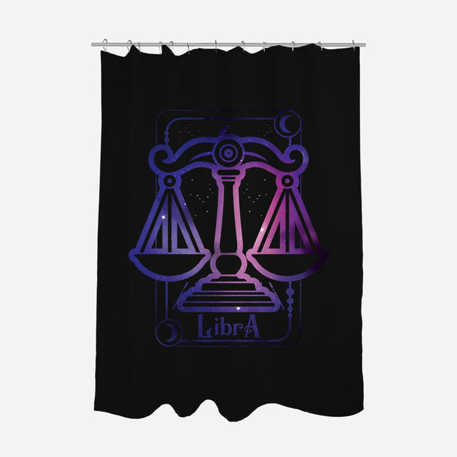 Libra Galaxy Sign-None-Polyester-Shower Curtain-jrberger