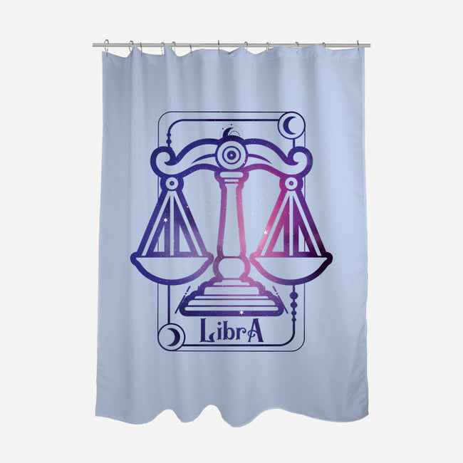 Libra Galaxy Sign-None-Polyester-Shower Curtain-jrberger