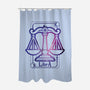 Libra Galaxy Sign-None-Polyester-Shower Curtain-jrberger