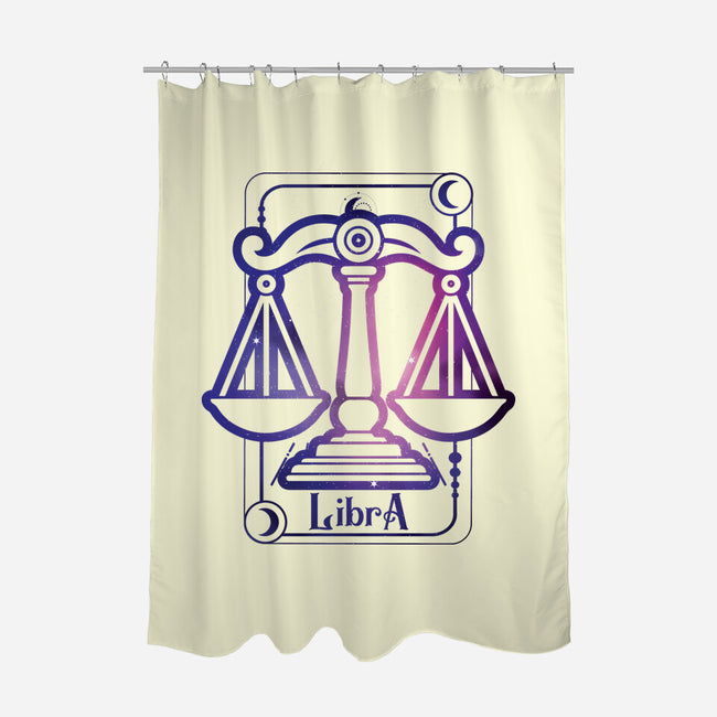 Libra Galaxy Sign-None-Polyester-Shower Curtain-jrberger