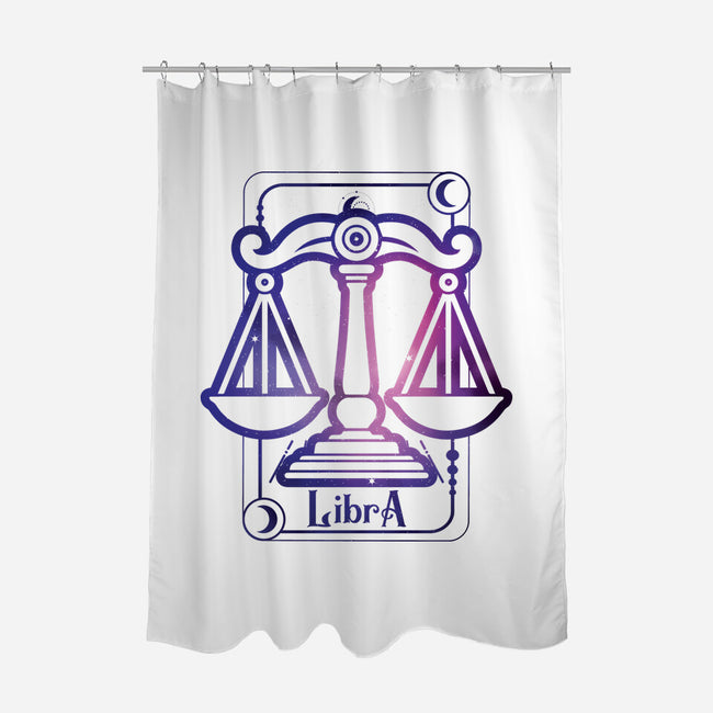 Libra Galaxy Sign-None-Polyester-Shower Curtain-jrberger