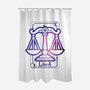 Libra Galaxy Sign-None-Polyester-Shower Curtain-jrberger
