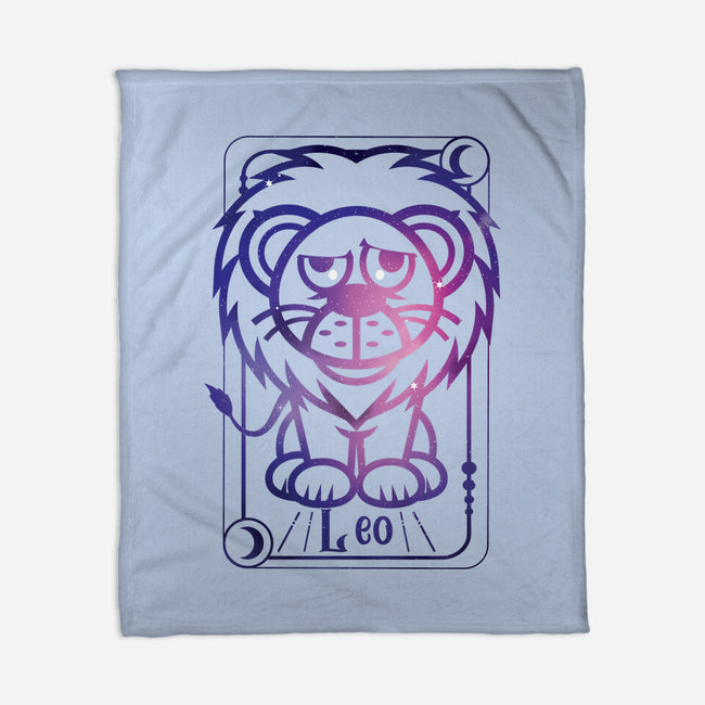 Leo Galaxy Sign-None-Fleece-Blanket-jrberger