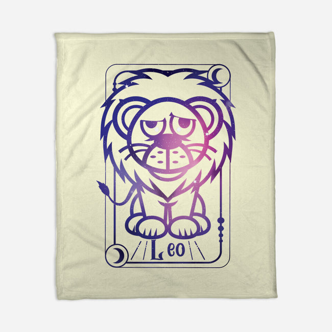 Leo Galaxy Sign-None-Fleece-Blanket-jrberger