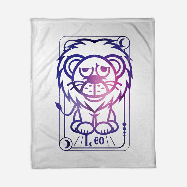 Leo Galaxy Sign-None-Fleece-Blanket-jrberger
