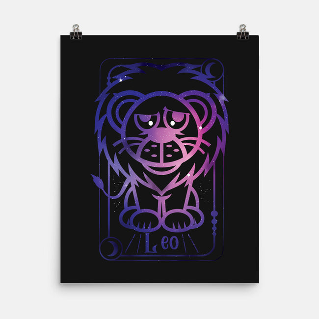 Leo Galaxy Sign-None-Matte-Poster-jrberger