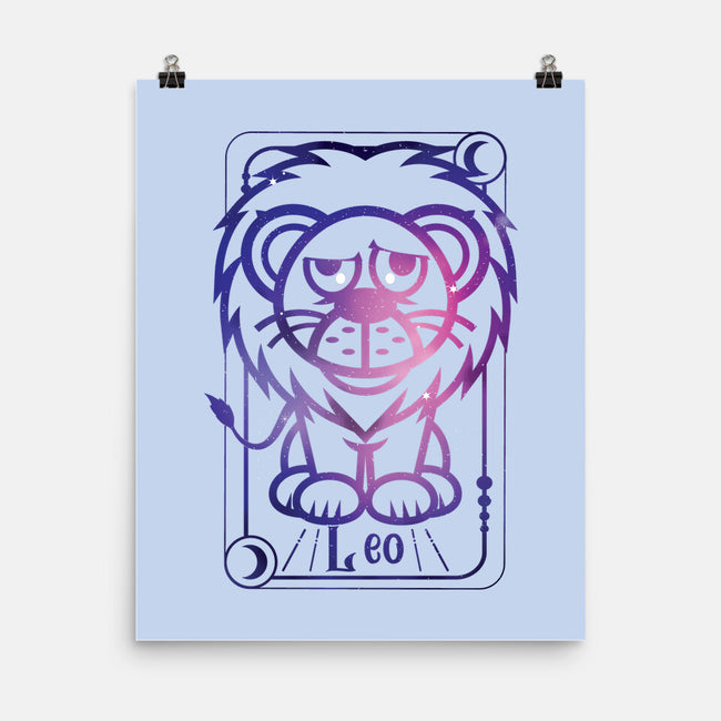 Leo Galaxy Sign-None-Matte-Poster-jrberger