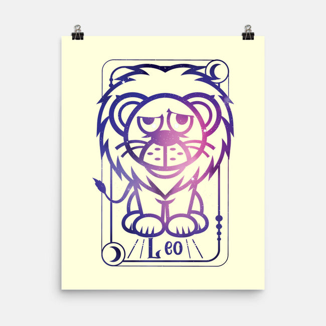 Leo Galaxy Sign-None-Matte-Poster-jrberger